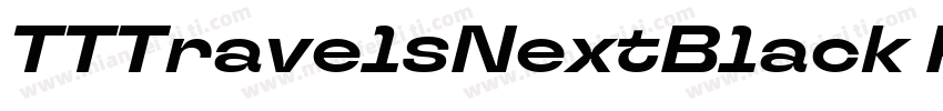 TTTravelsNextBlack R字体转换